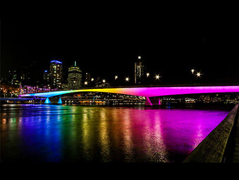 rgb wall washer lights for bridge flood lighting