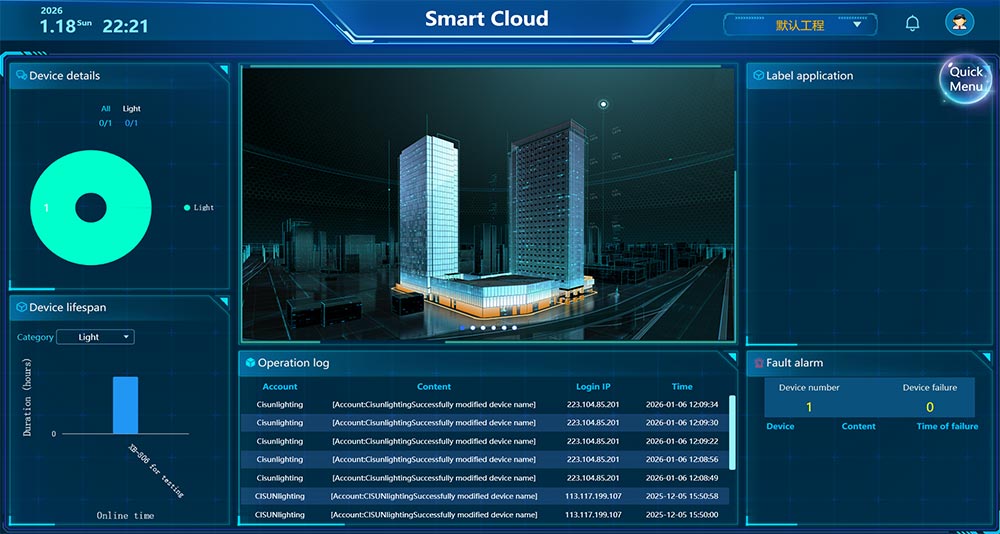 Smart Cloud Lighting System