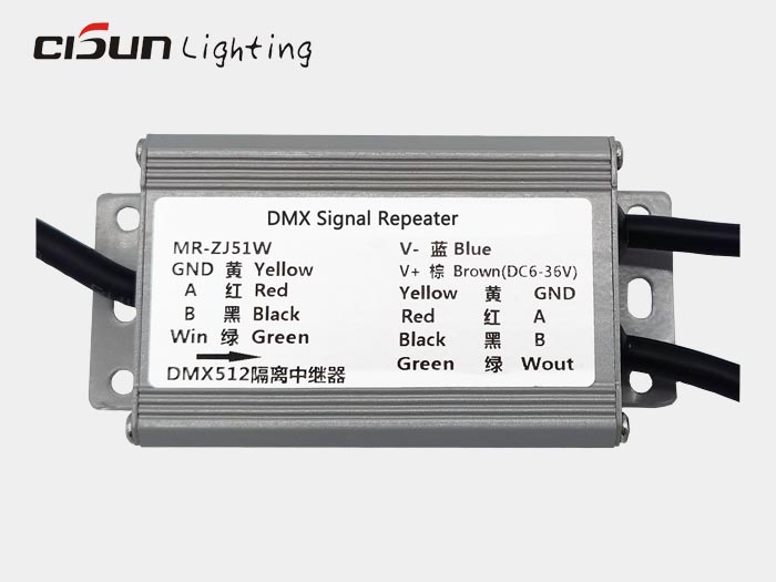ZJ51W DMX Signal Amplifier DMX Signal repeater